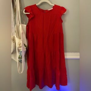 NWOT Red Sun Dress